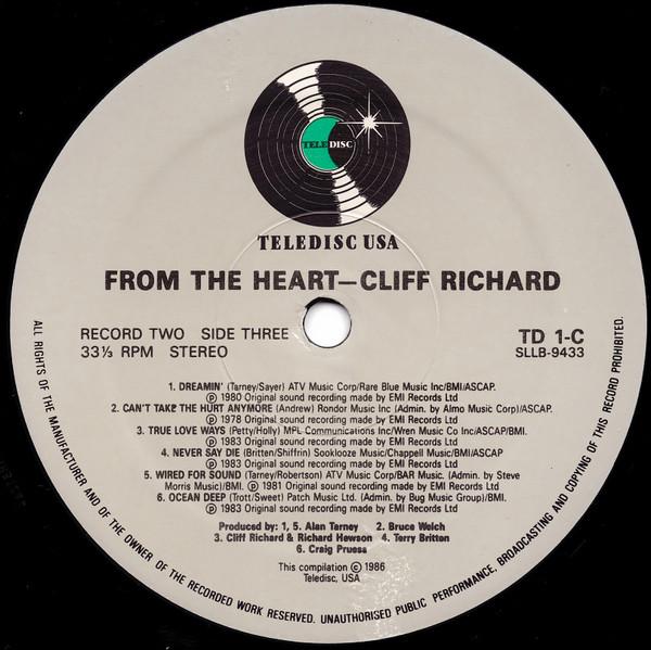 Cliff Richard - From The Heart - Double Lp