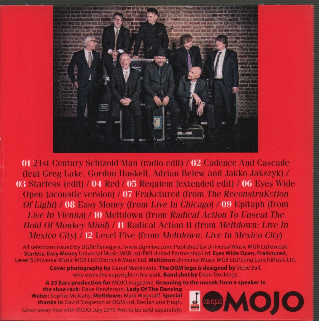 King Crimson - A Mojo Anthology (Rare, Classic, Unusual And Live 1969-2019) - Cd