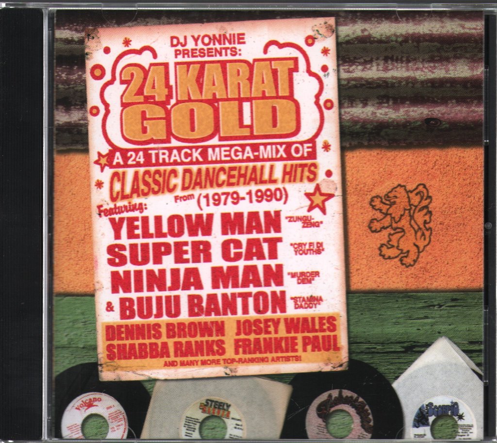 Various Artists - 24 Karat Gold (A 24 Track Mega-Mix Of Classic Dancehall Hits From 1979-1990) - Cd