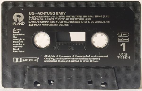 U2 - Achtung Baby - Cassette