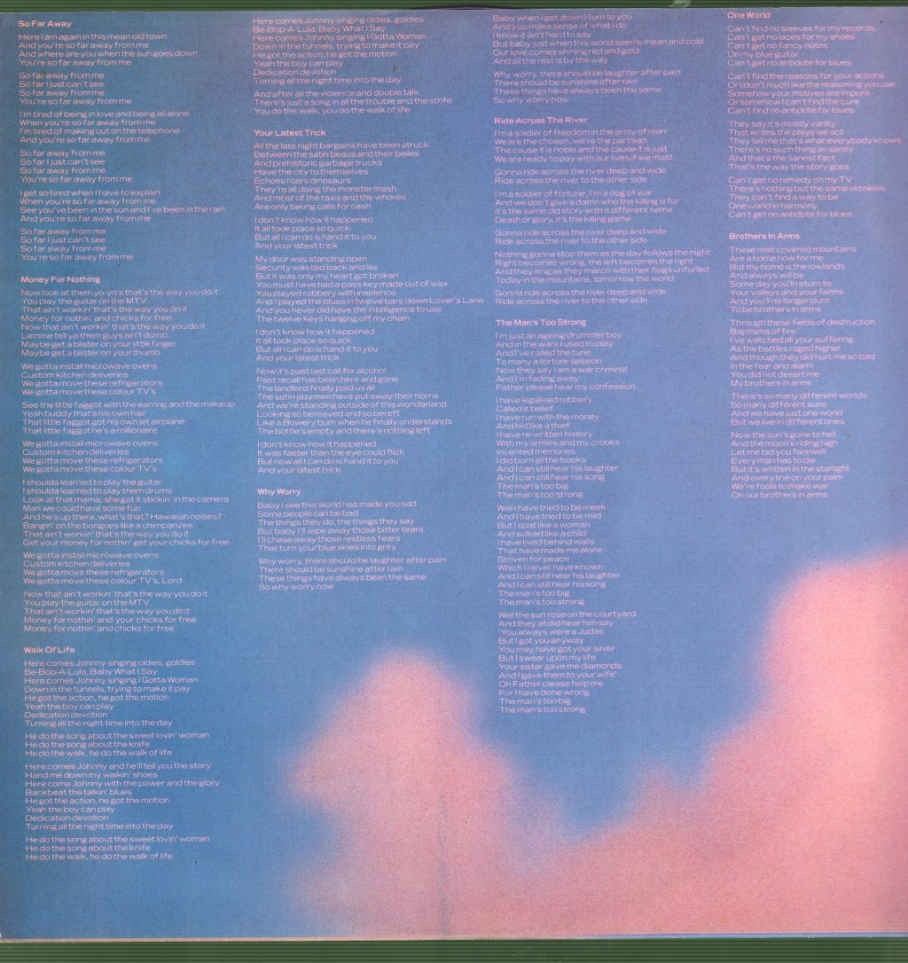 Dire Straits - Brothers In Arms - Lp