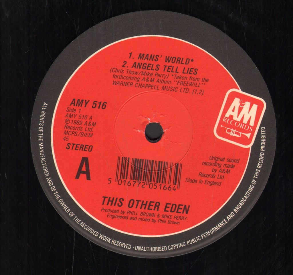 This Other Eden - Man's World - 12 Inch
