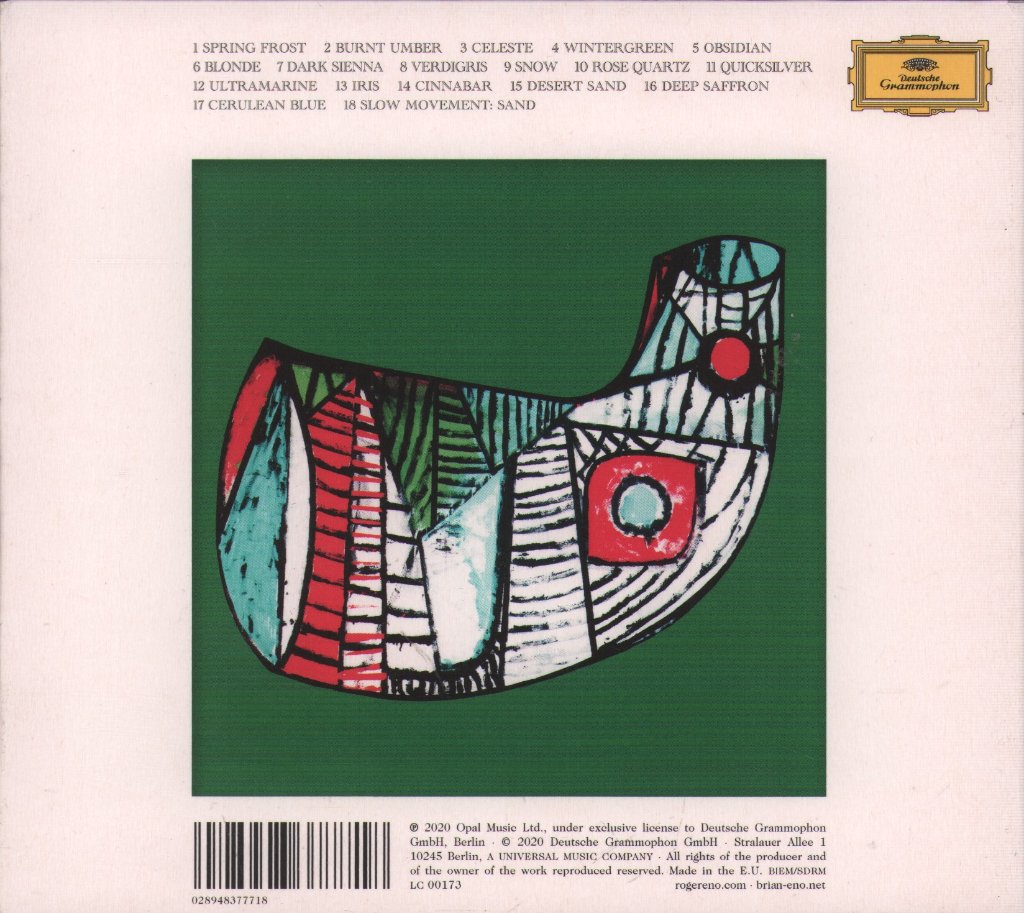 Roger Eno - Mixing Colours - Cd