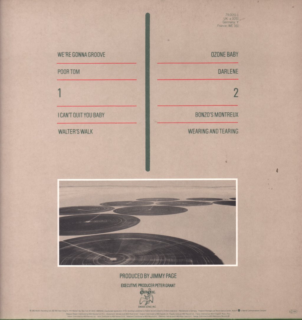 Led Zeppelin - Coda - Lp