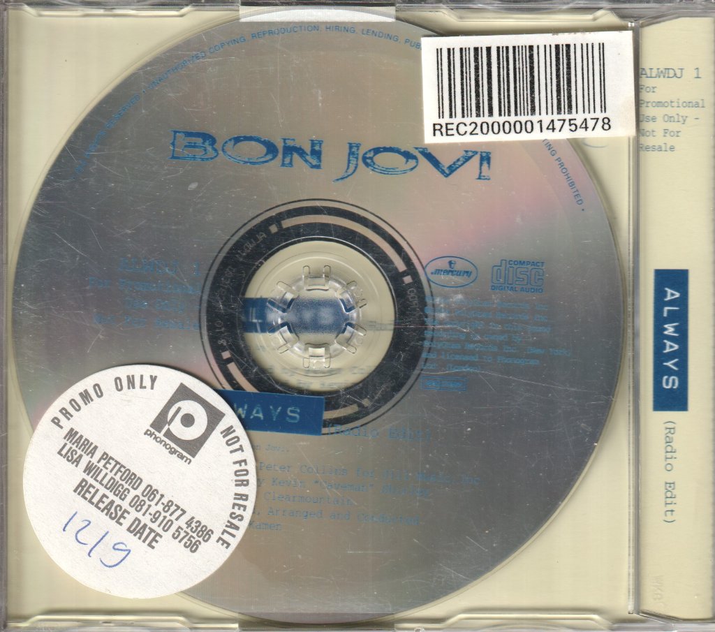 Bon Jovi - Always - Cd