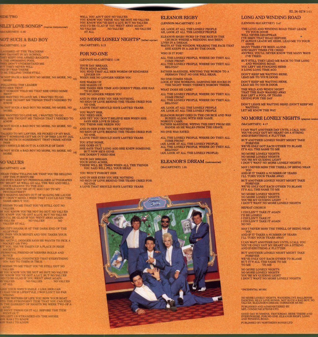 Paul McCartney - Give My Regards To Broad Street - Lp