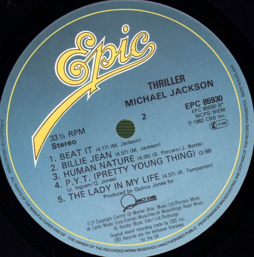 Michael Jackson - Thriller - Lp