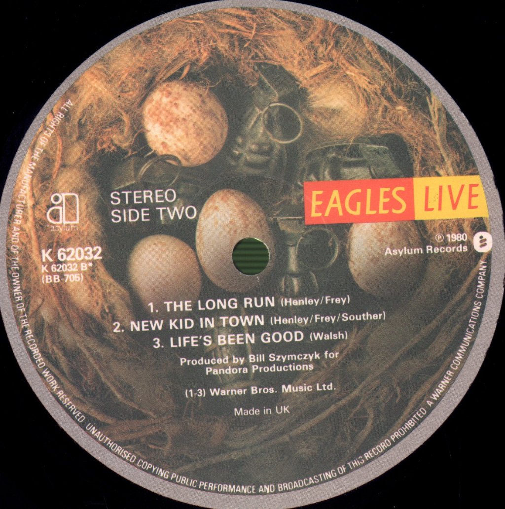 Eagles - Live - Double Lp