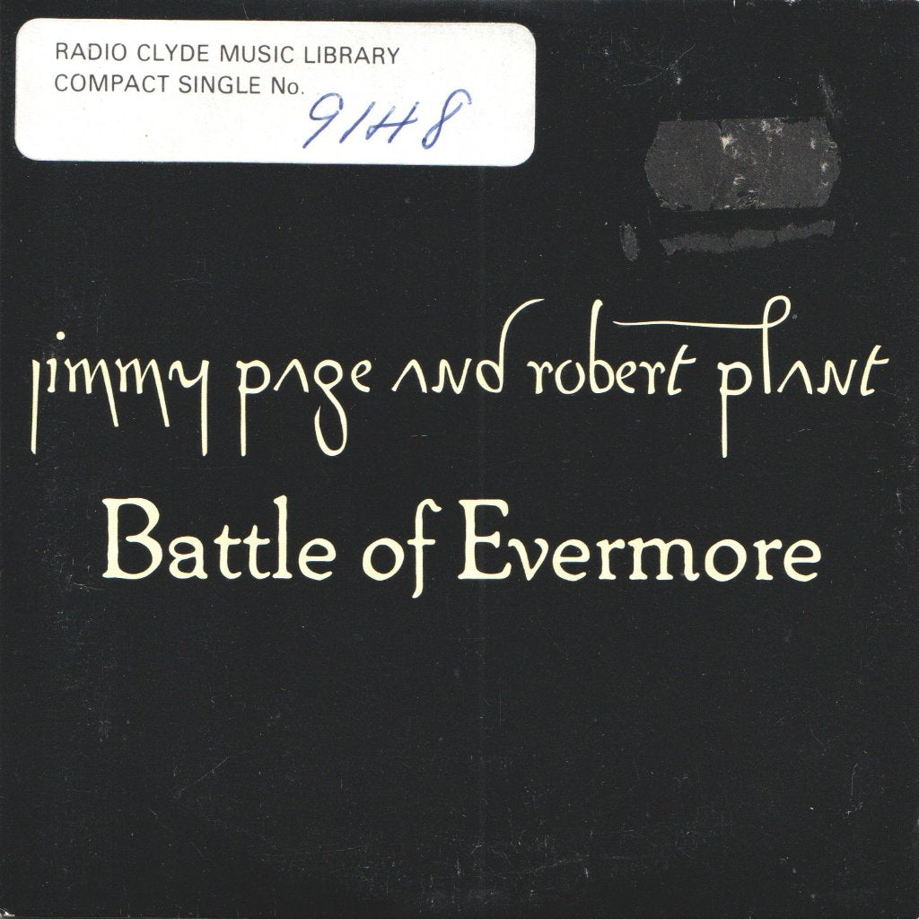 Jimmy Page And Robert Plant - Battle Of Evermore - Cd