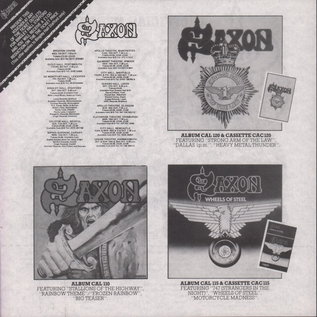 Saxon - Denim And Leather - Lp
