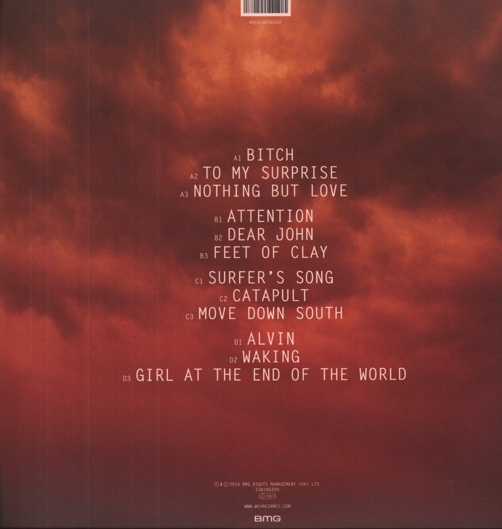 James - Girl At The End Of The World - Double Lp