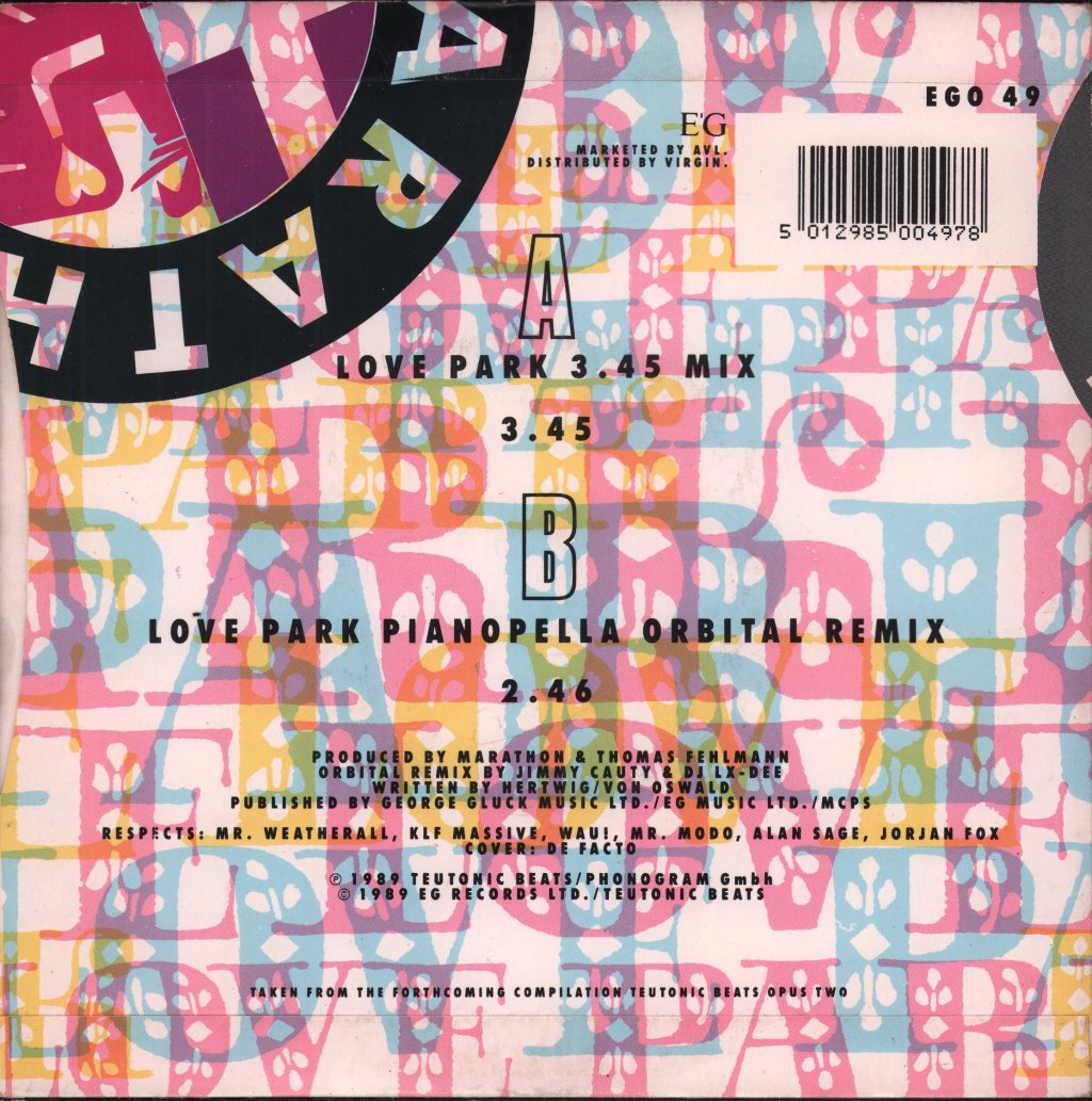 Marathon - Love Park - 7 Inch