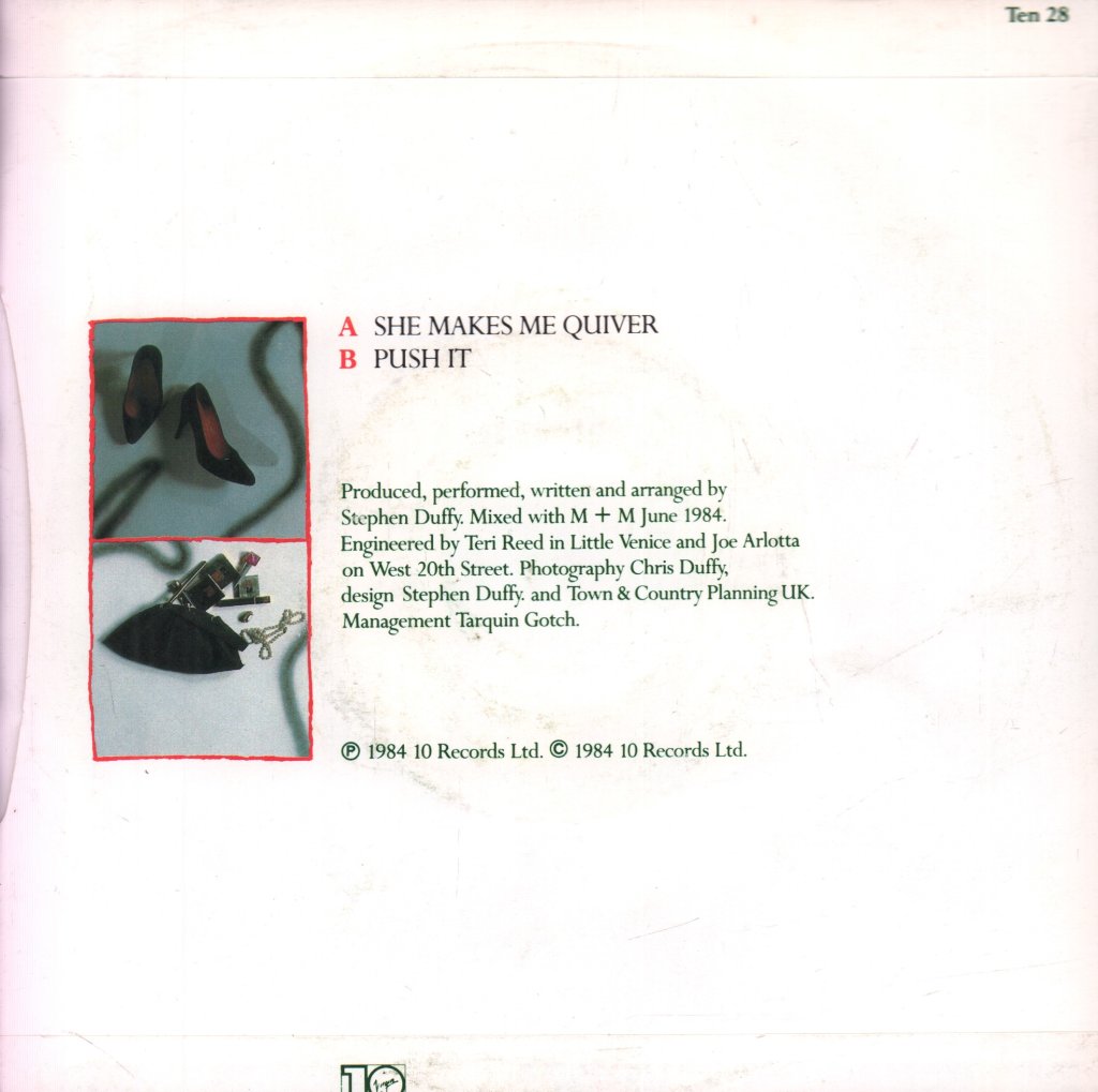 Stephen Duffy - She Makes Me Quiver - 7 Inch