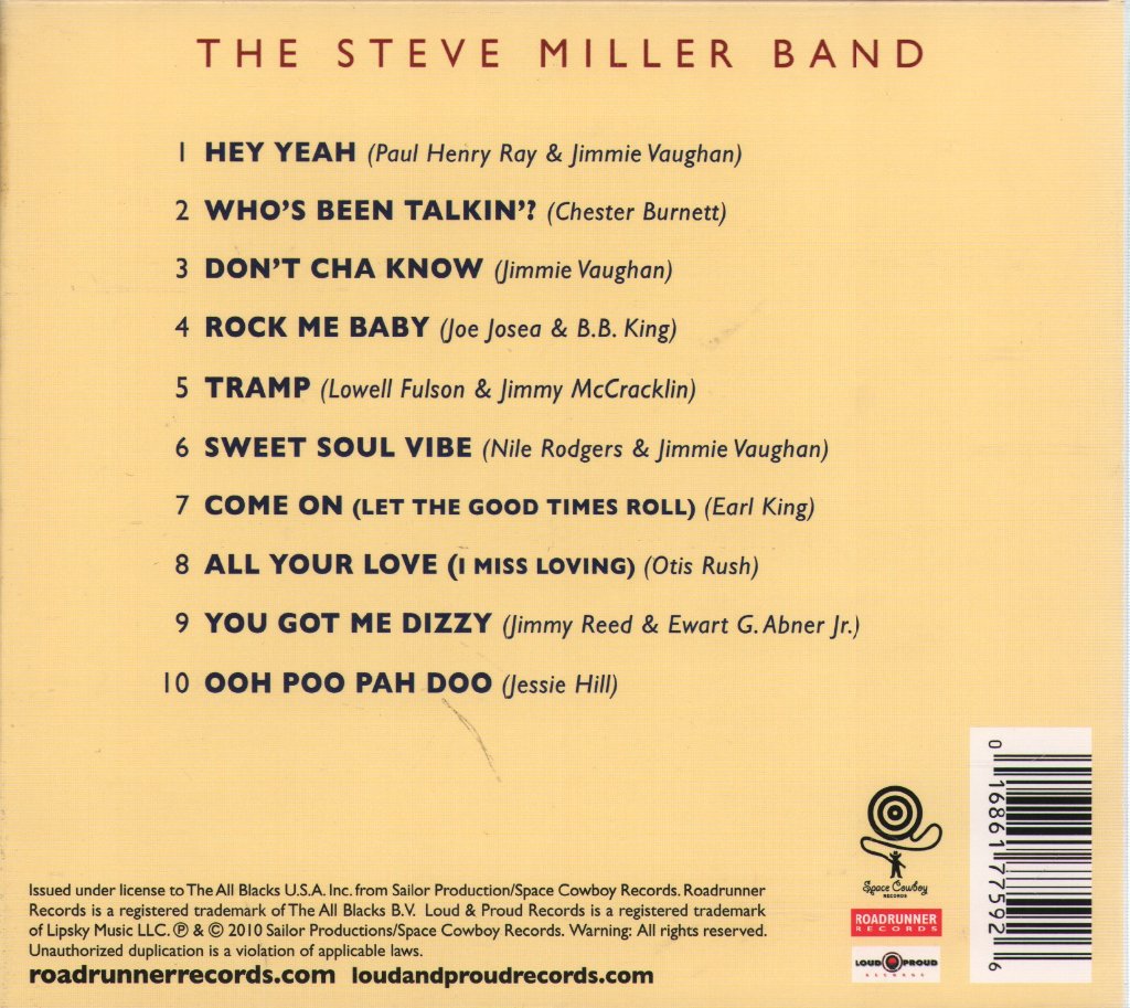 Steve Miller Band - Bingo! - Cd