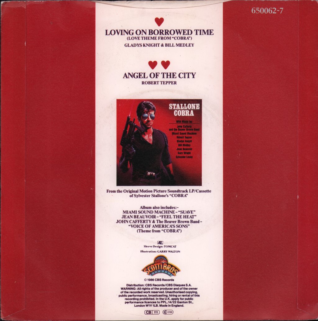 Gladys Knight And Bill Medley - Loving On Borrowed Time - 7 Inch