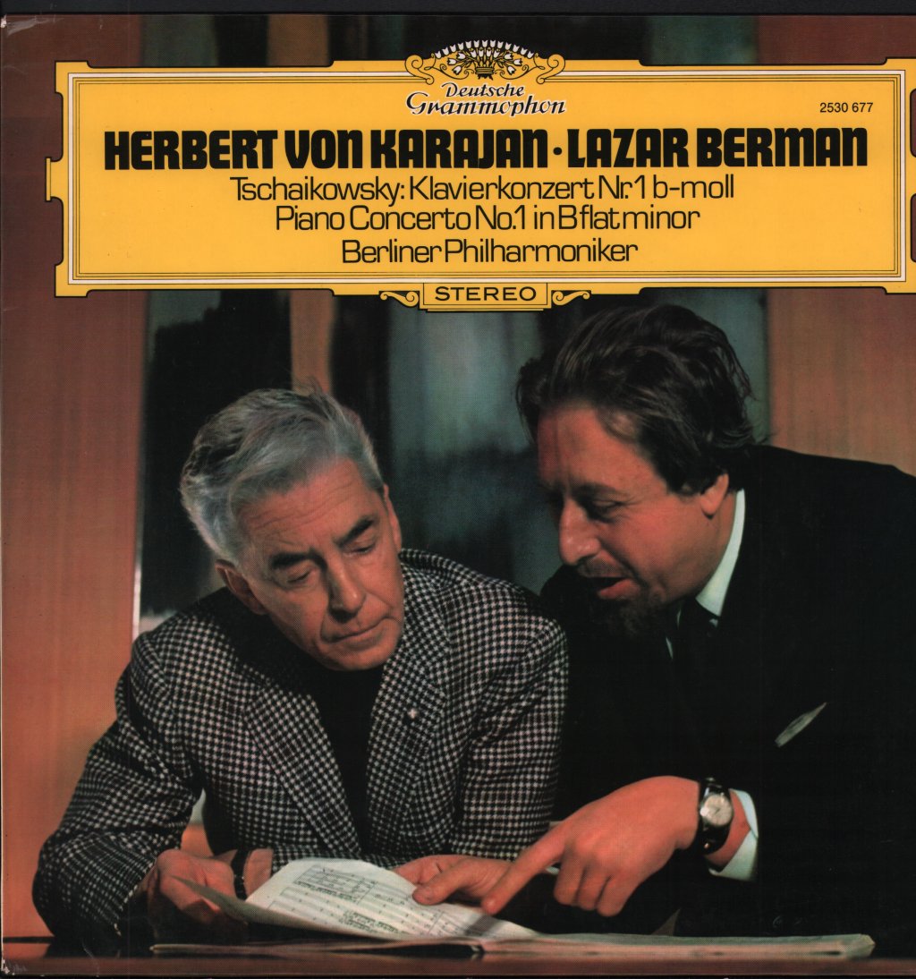 Herbert Von Karajan / Lazar Berman - Tschaikowsky Piano Concerto - Lp