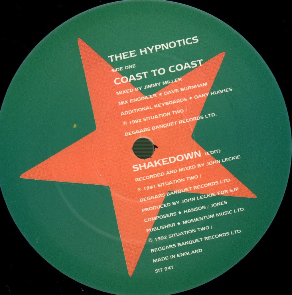 Thee Hypnotics - Coast To Coast - 12 Inch