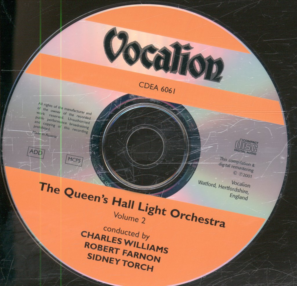 Queen's Hall Light Orchestra - Volume 2 - Cd