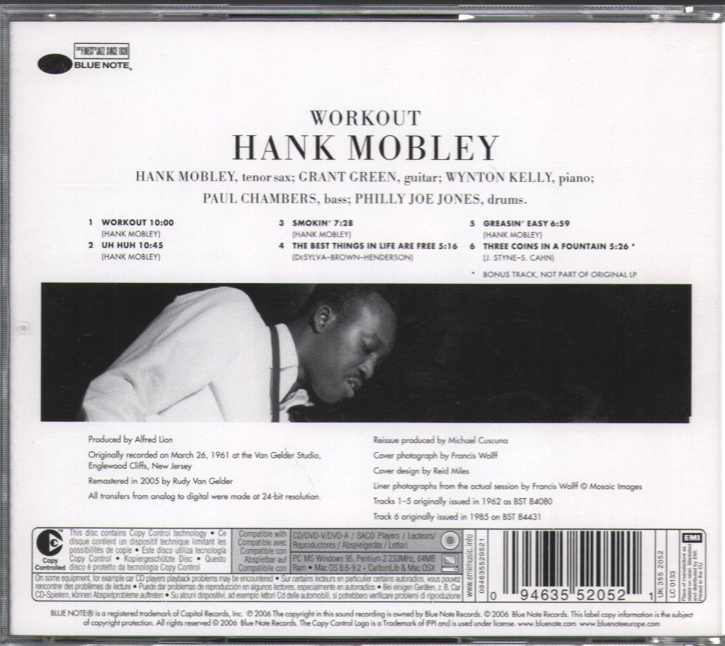 Hank Mobley - Workout - Cd