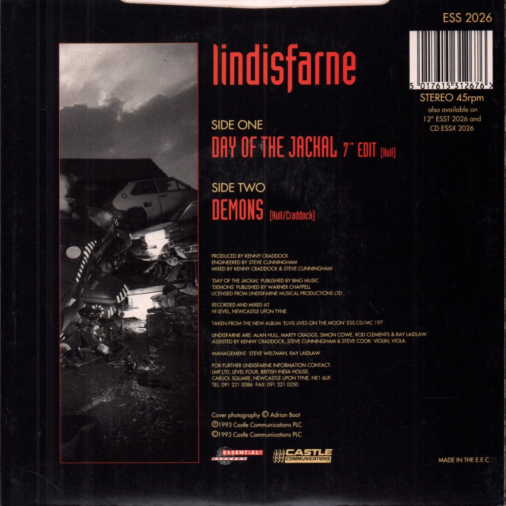 Lindisfarne - Day Of The Jackal - 7 Inch