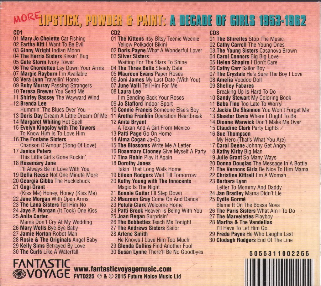 Various Artists - More Lipstick, Powder & Paint - Cd Set