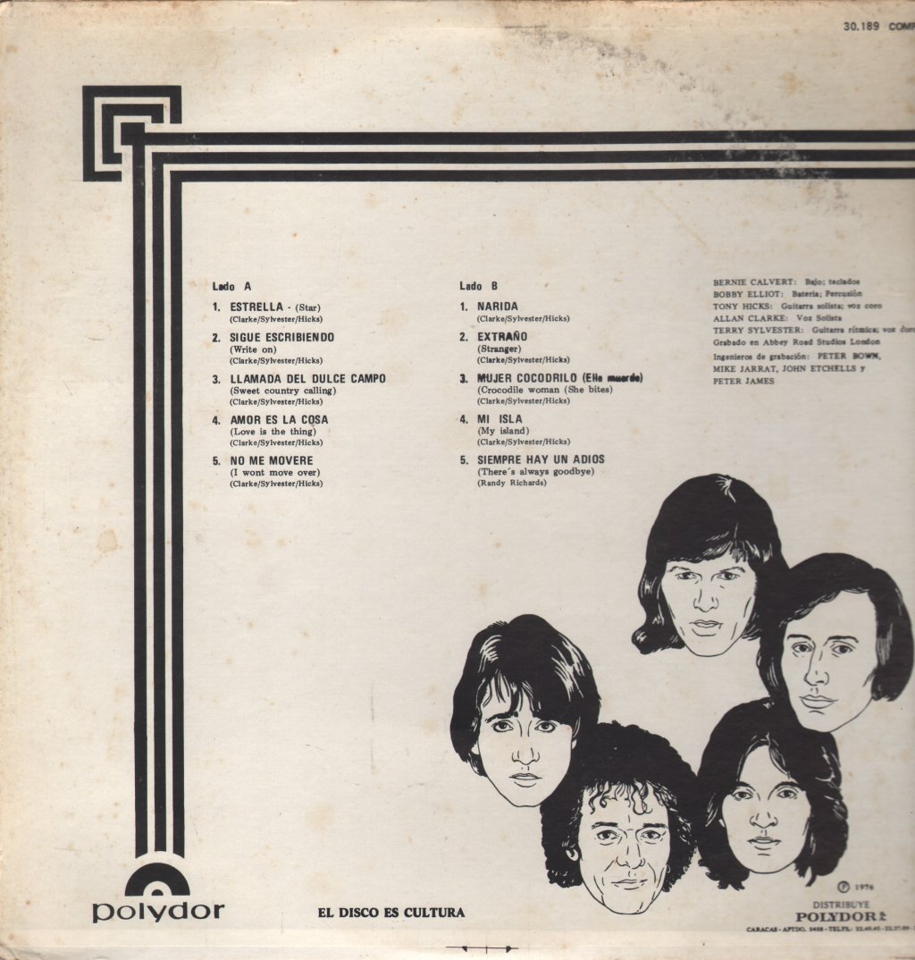 Hollies - Write On - Lp