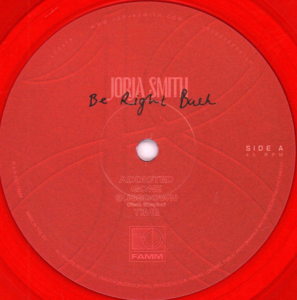 Jorja Smith - Be Right Back - 12 Inch