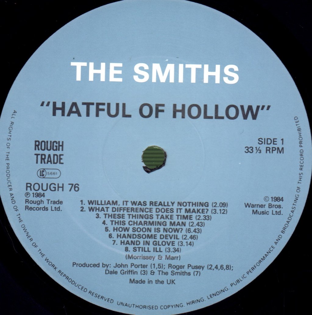 Smiths - Hatful Of Hollow - Lp