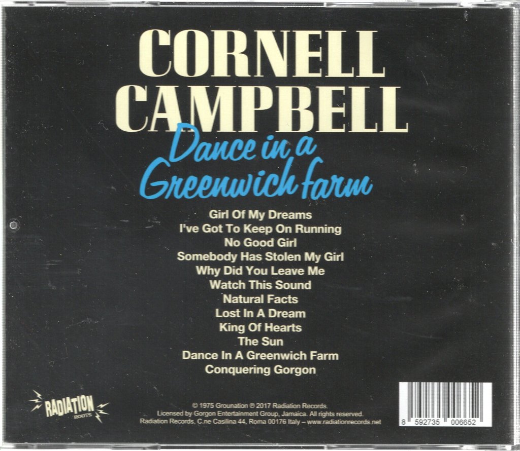 Cornell Campbell - Dance In A Greenwich Farm - Cd