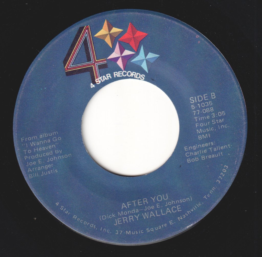 Jerry Wallace - I Wanna Go To Heaven - 7 Inch