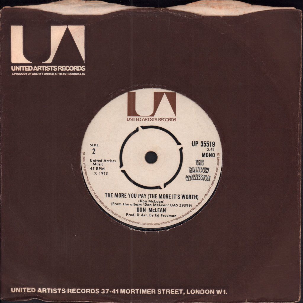 Don McLean - Every Day - 7 Inch