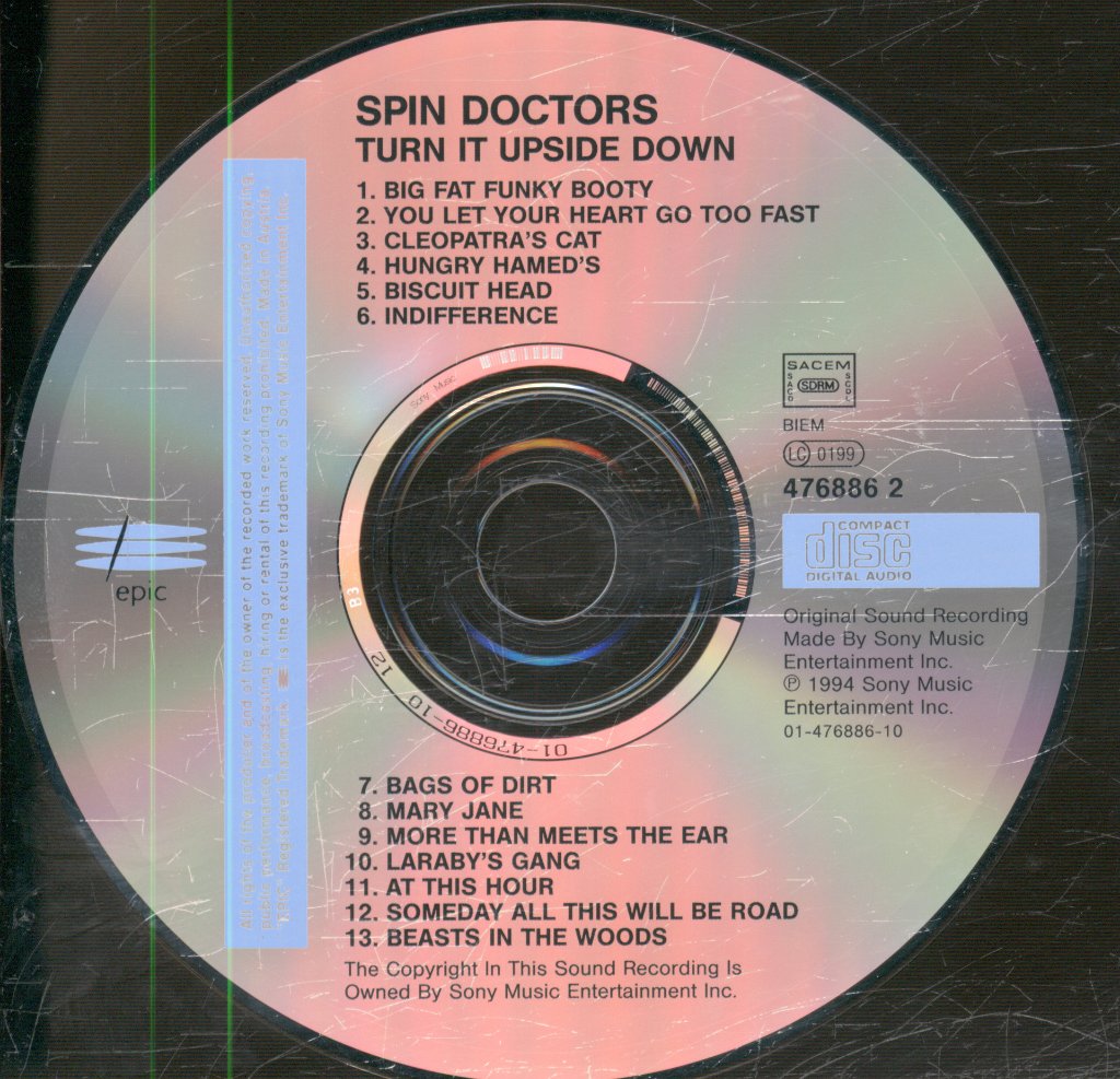 Spin Doctors - Turn It Upside Down - Cd