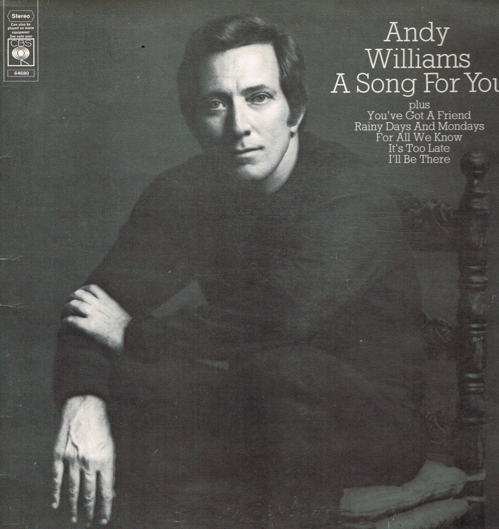 Andy Williams - A Song For You - Lp