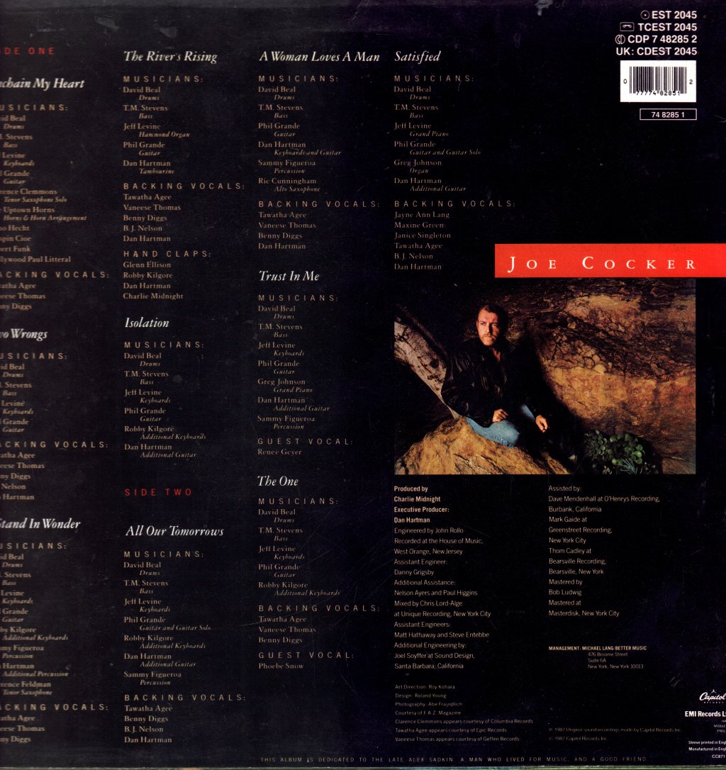 Joe Cocker - Unchain My Heart - Lp