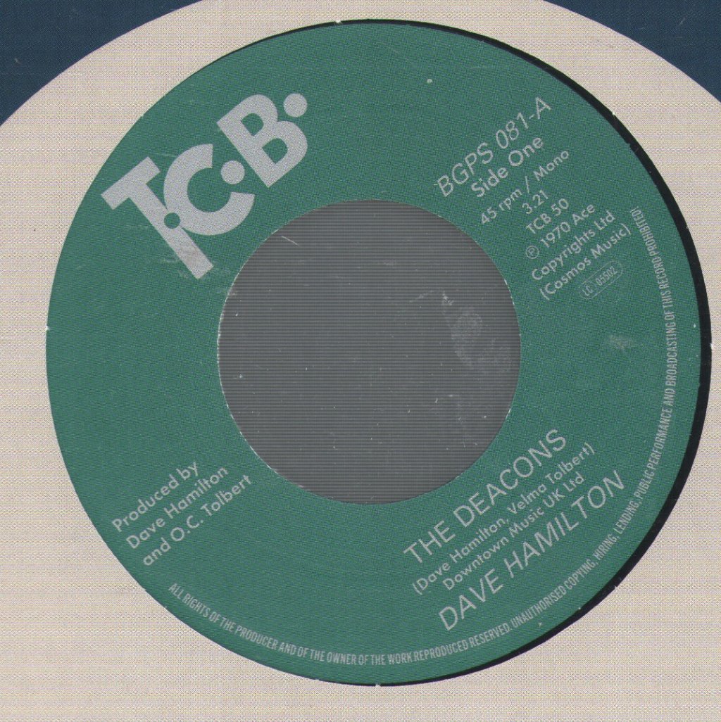 Dave Hamilton - Deacons - 7 Inch