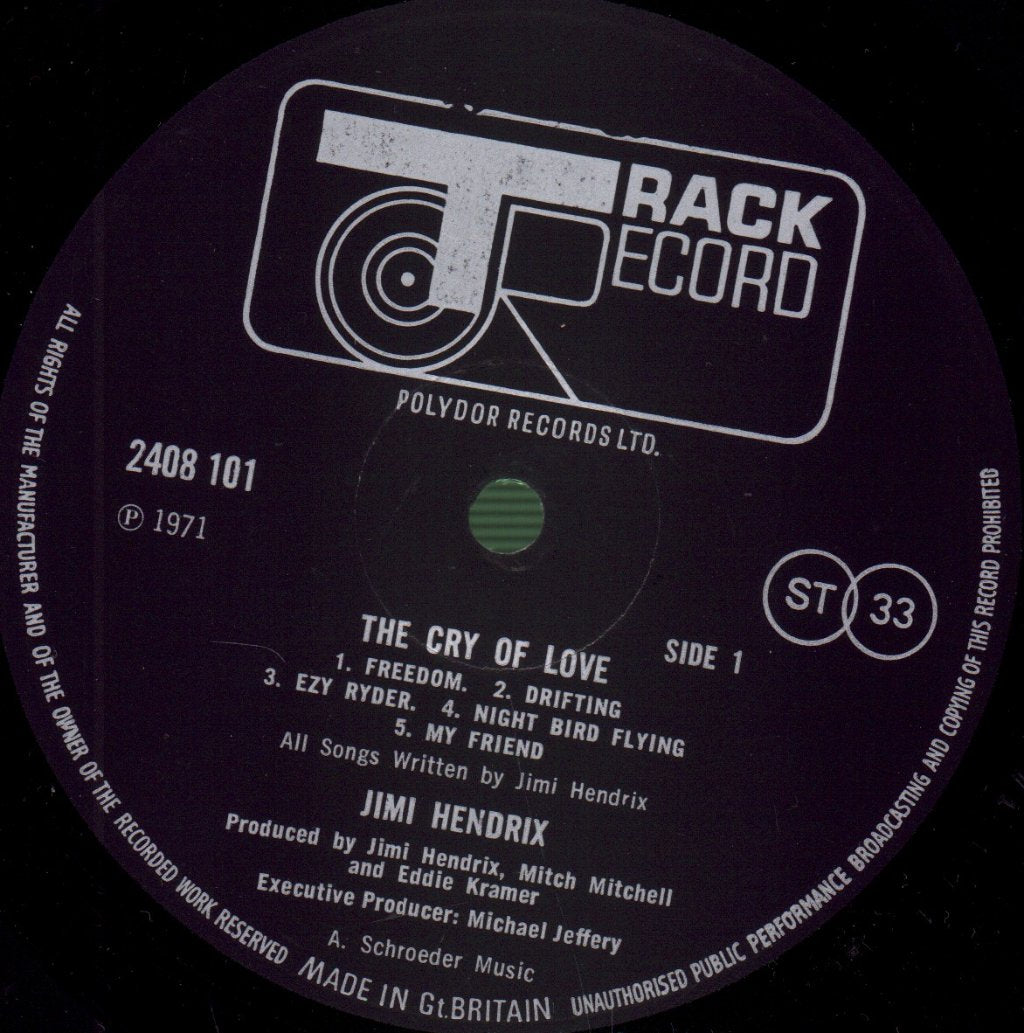 Jimi Hendrix Experience - Cry Of Love - Lp