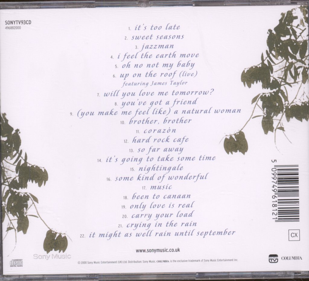 Carole King - Natural Woman, The Very Best Of Carole King - Cd