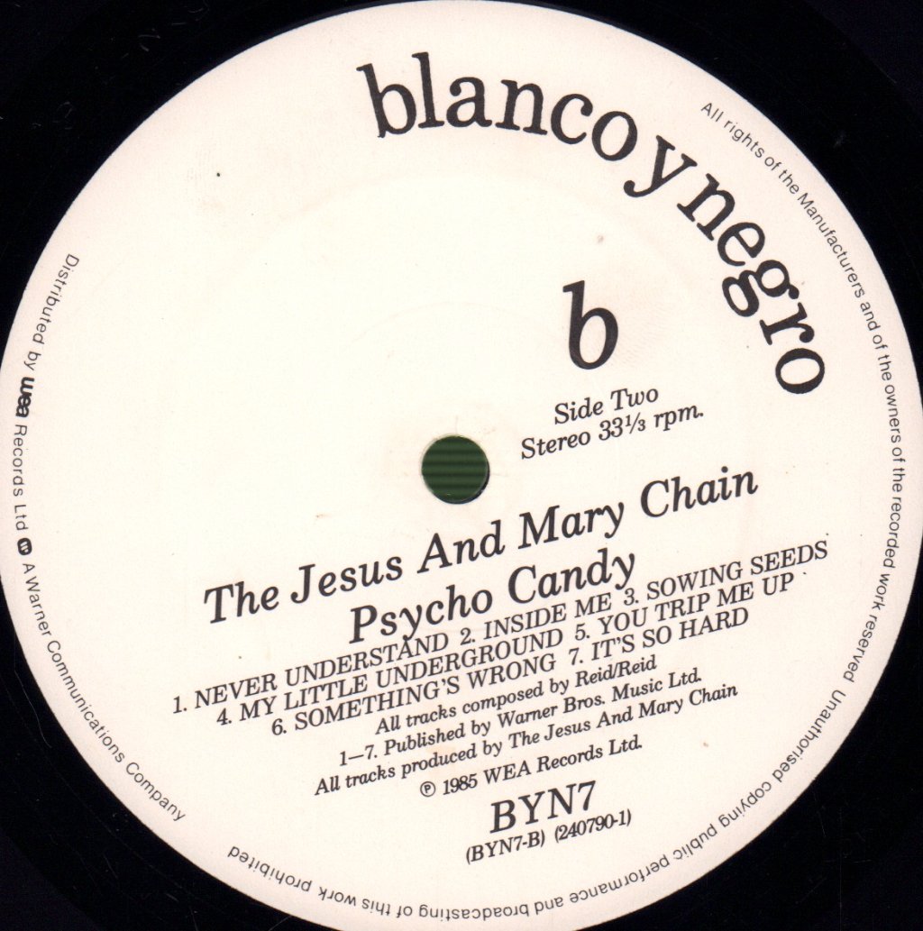 Jesus And Mary Chain - Psycho Candy - Lp