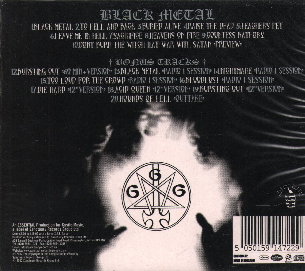 Venom - Black Metal - Cd