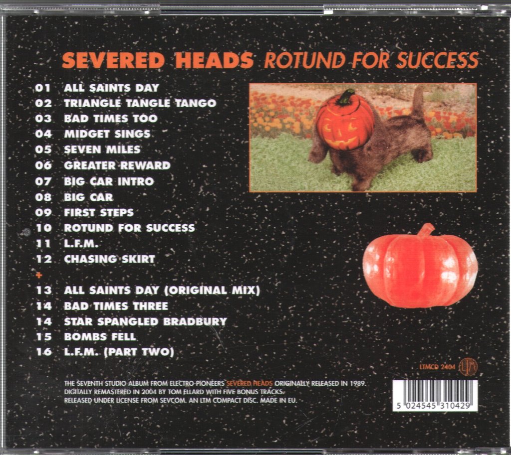 Severed Heads - Rotund For Success - Cd