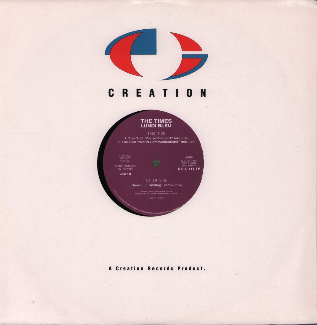 Times - Lundi Bleu - 12 Inch