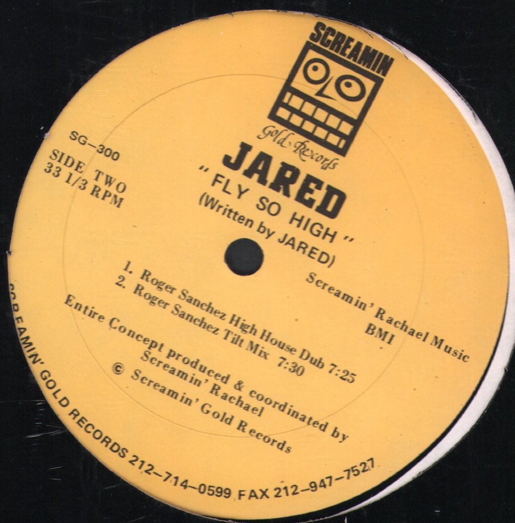 Jared - Fly So High - 12 Inch