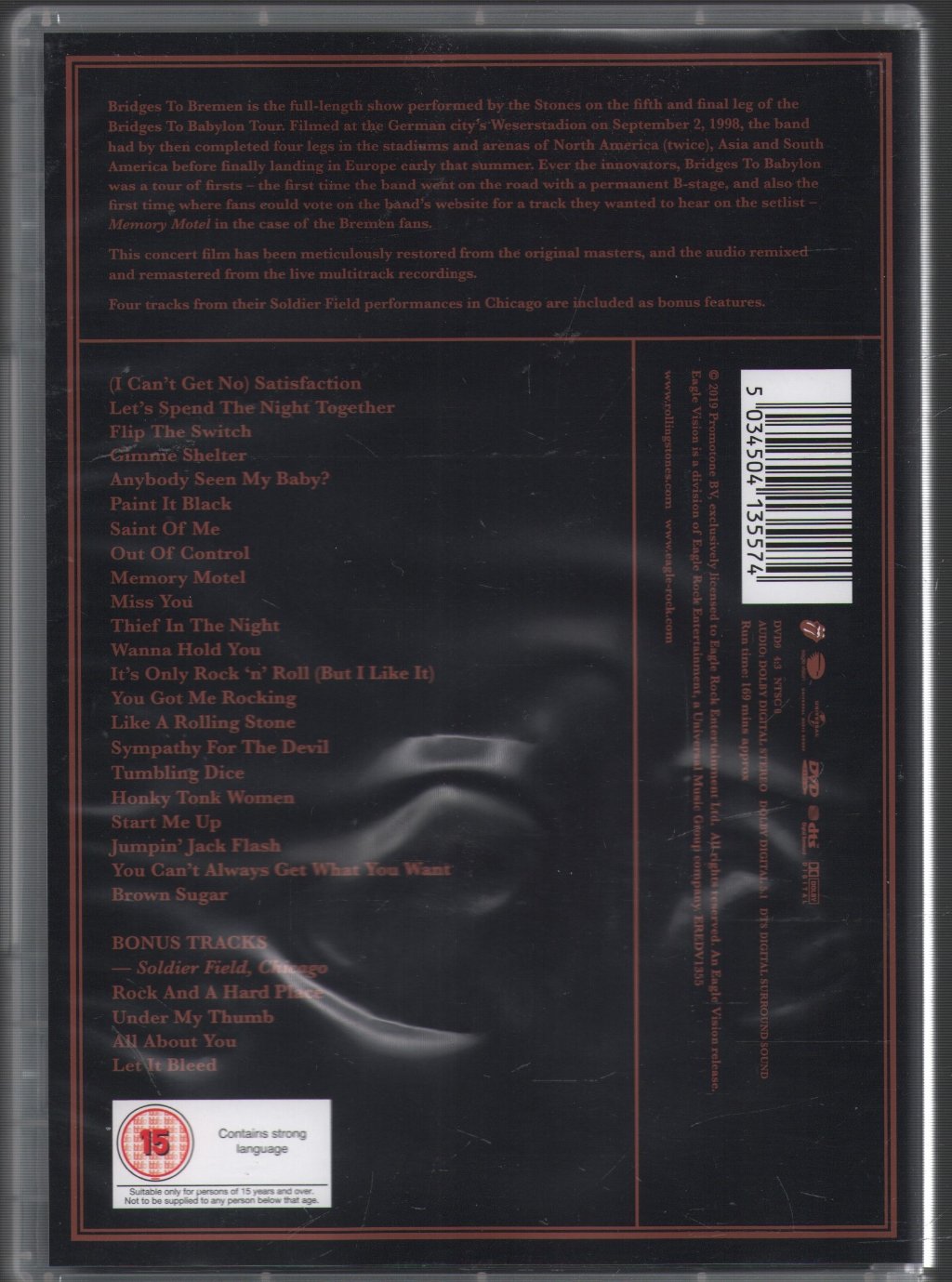 Rolling Stones - Bridges To Bremen - Dvd