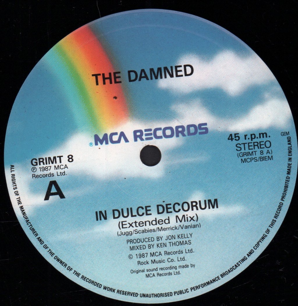 Damned (Punk) - In Dulce Decorum - 12 Inch