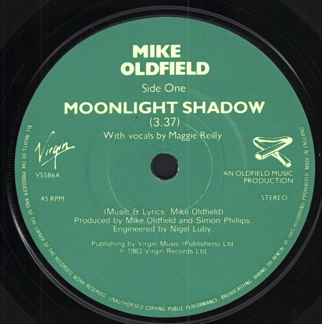 Mike Oldfield - Moonlight Shadow - 7 Inch
