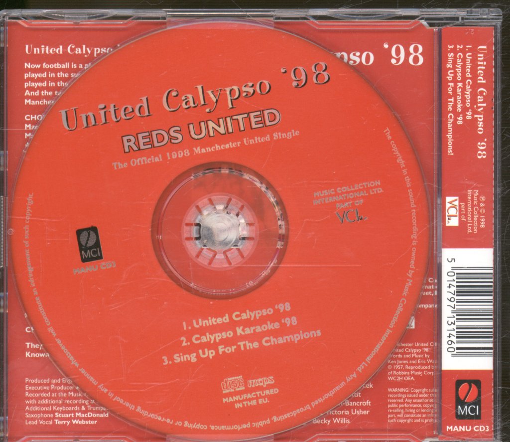 Reds United - United Calypso '98 - Cd