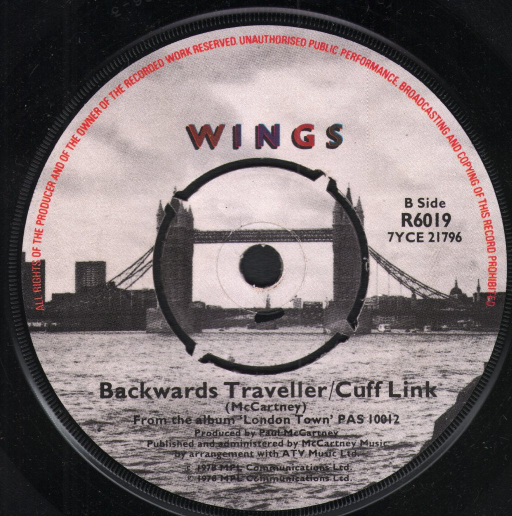 Wings (Paul McCartney's Group) - With A Little Luck - 7 Inch