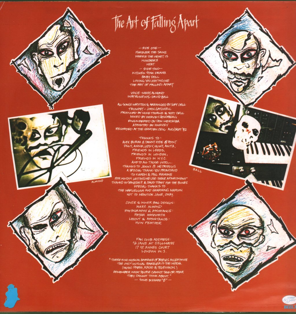 Soft Cell - Art Of Falling Apart - Double Lp