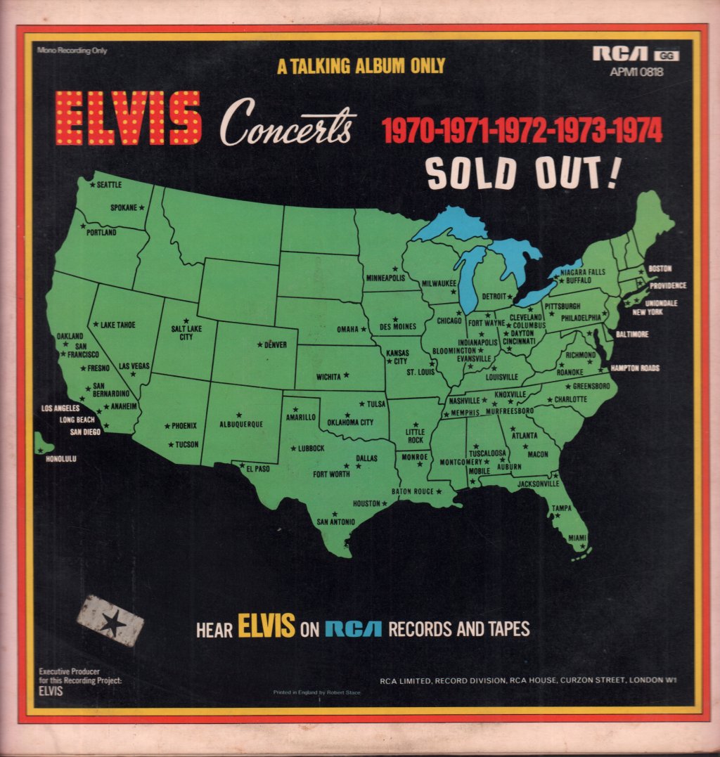 Elvis Presley - Having Fun With Elvis On Stage - Lp