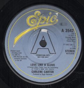 Carlene Carter - Love Like A Glove - 7 Inch